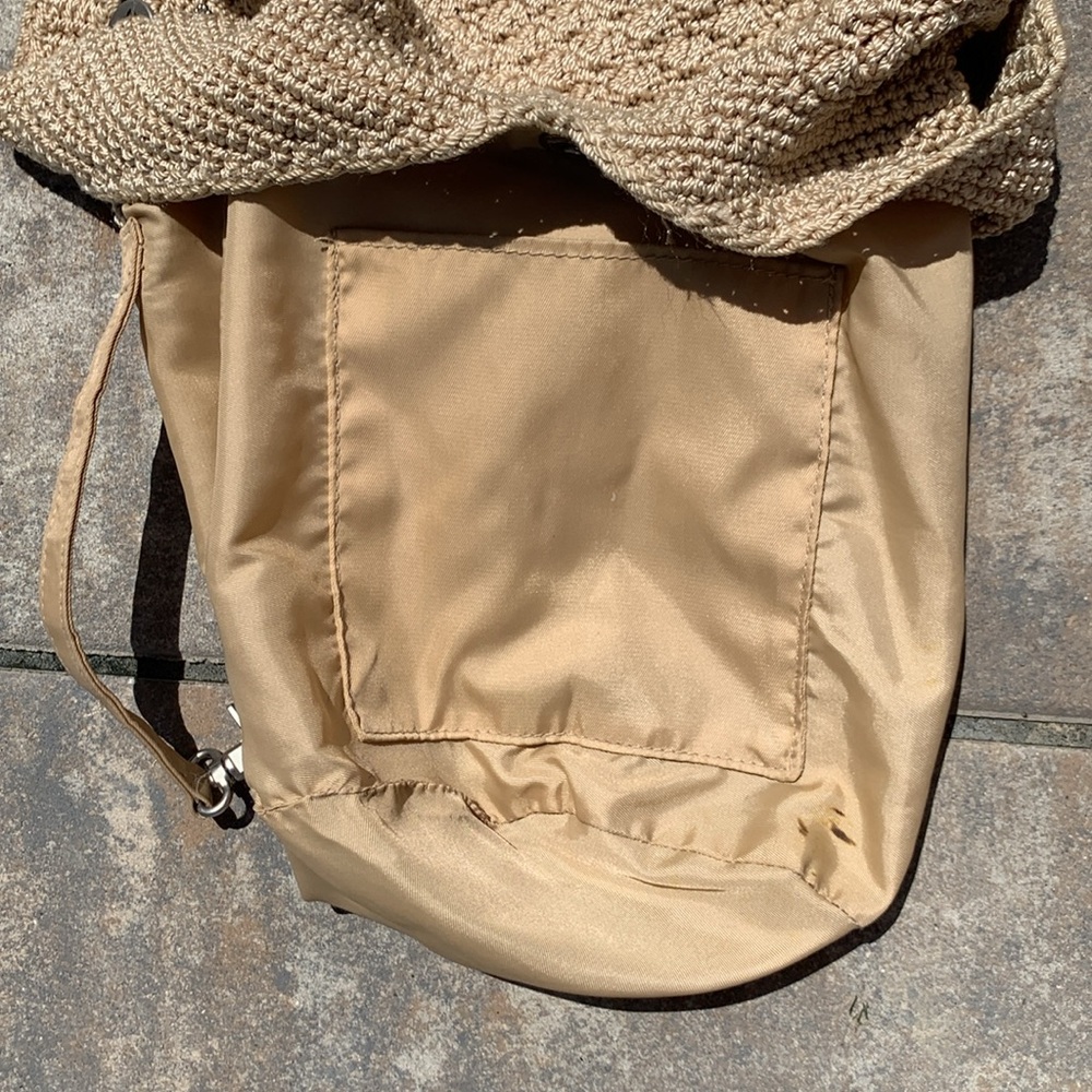 Classics The Sac Hobo Crochet Bag in cream color - Picture 7 of 10